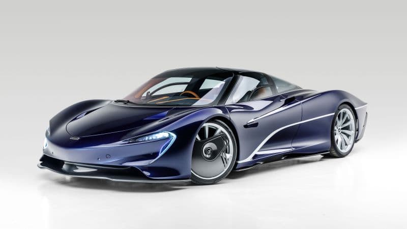 McLaren Speedtail White background Wallpaper