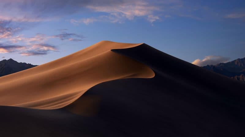 macOS Mojave Sand Dunes Wallpaper