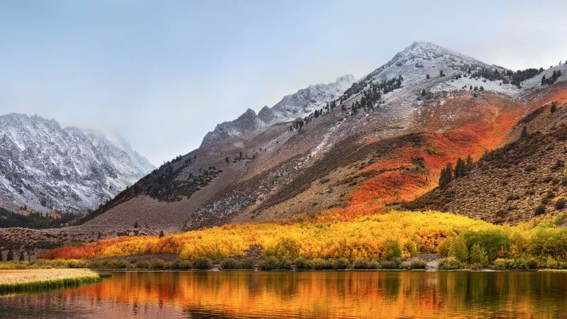 macOS High Sierra Mountains Wallpaper