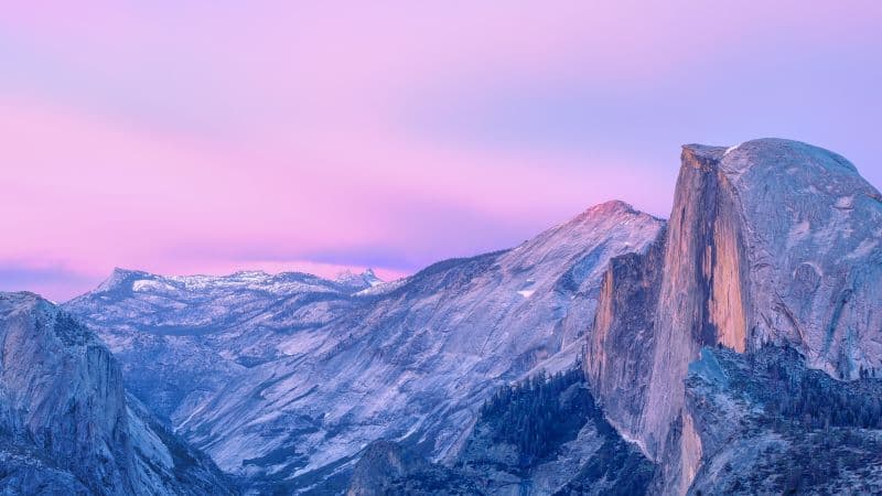 OS X Yosemite Half Dome Wallpaper