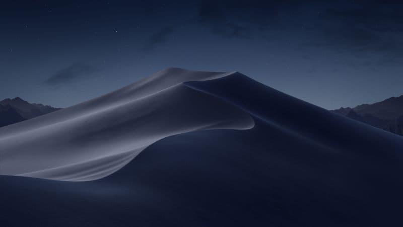 macOS Mojave Dark Mode Wallpaper