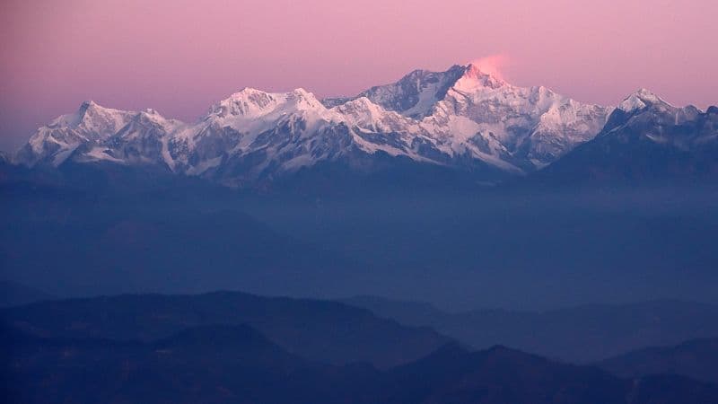 Kangchenjunga Mountain range Wallpaper