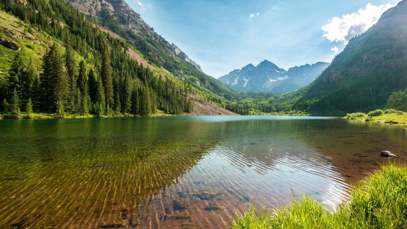 Marron Bells Elk Mountains Wallpaper