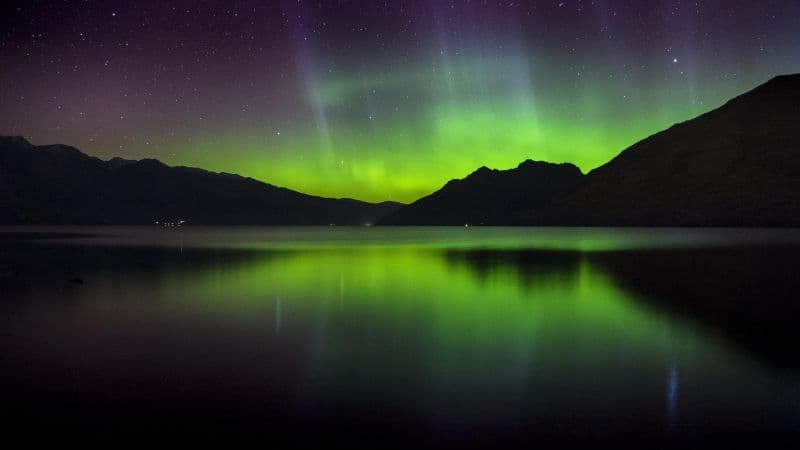 Southern lights Aurora Borealis Wallpaper