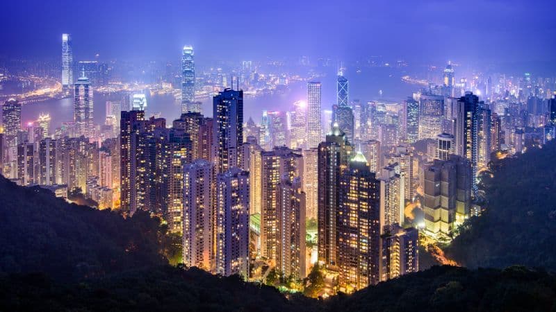 Victoria Peak Hong Kong City Wallpaper