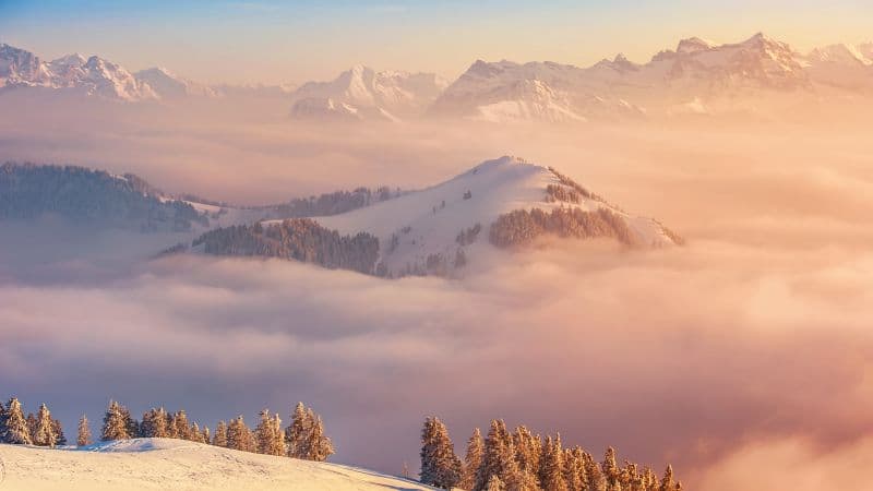 Rigi Kulm Mount Rigi Wallpaper