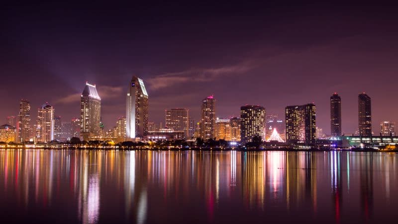 San Diego City Skyline Wallpaper