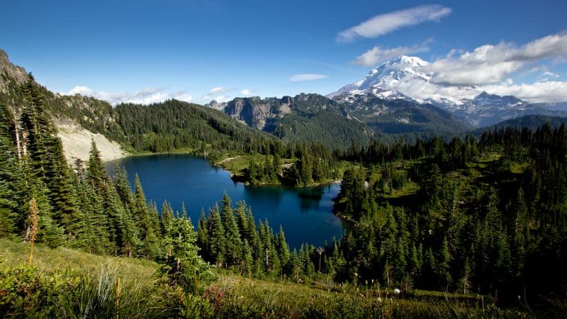 Mount Rainier Eunice Lake Wallpaper