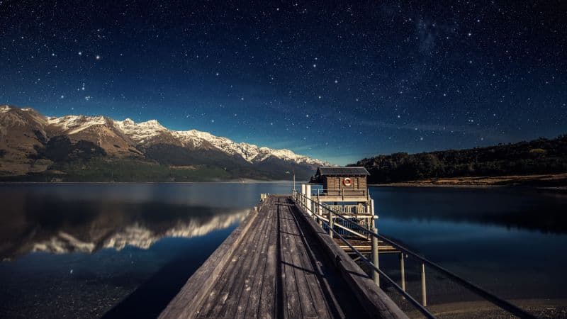 Lake Wakatipu Pier Wallpaper