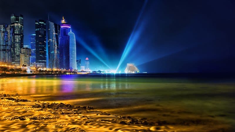 Doha Skyline Qatar Wallpaper