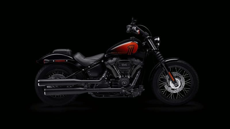Harley-Davidson Street Bob 114 Black background Wallpaper