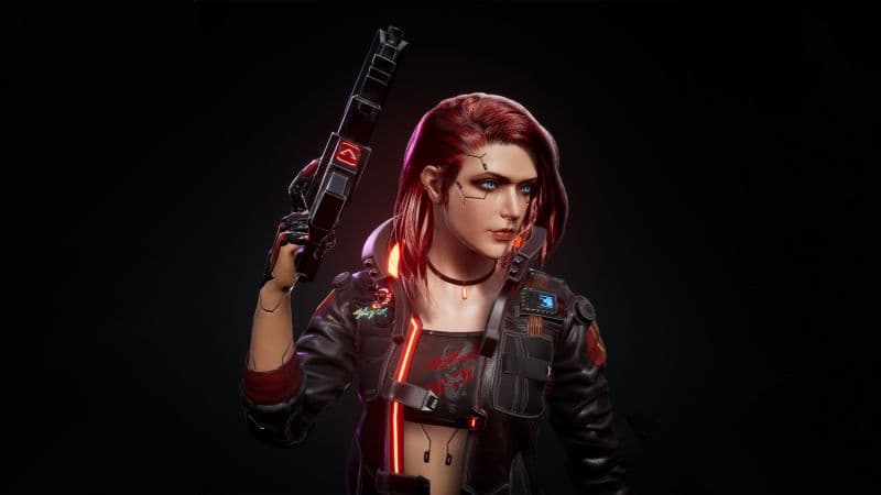 Female V Artwork Wallpaper