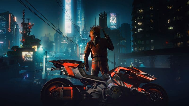 Yaiba Kusanagi CT-3X Cyberpunk bike Wallpaper