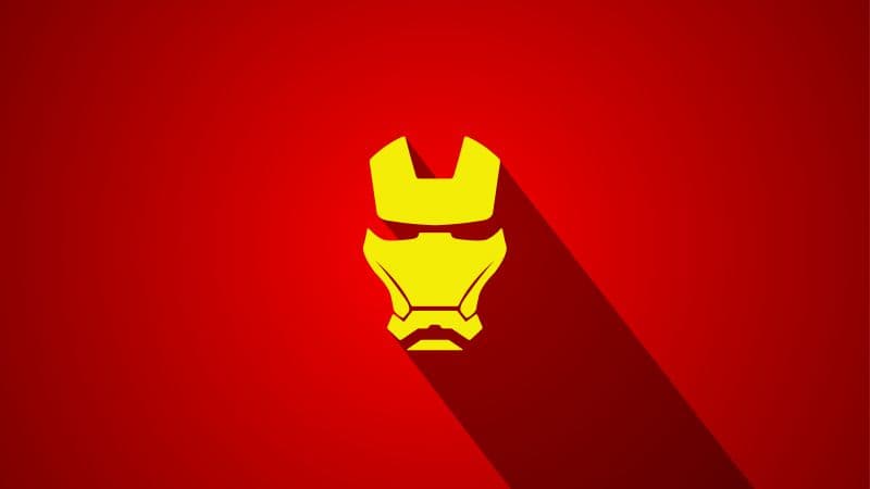 Iron Man Minimalist Wallpaper