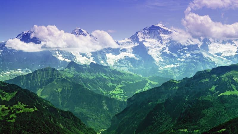 Jungfrau peak Eiger Wallpaper