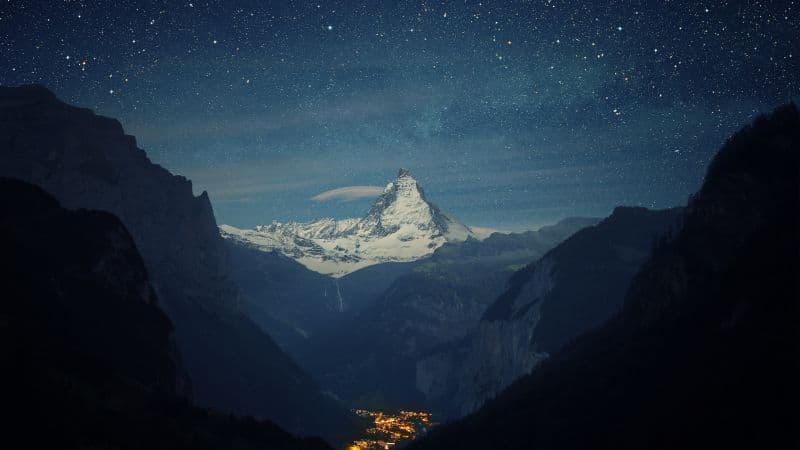 Matterhorn Lauterbrunnen valley Wallpaper