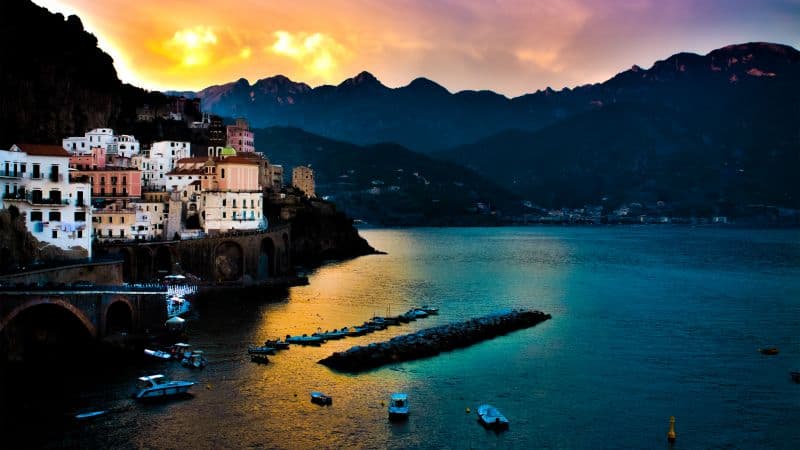 Tyrrhenian Sea Amalfi Wallpaper