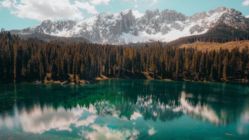 Glacier mountains 5K Wallpaper