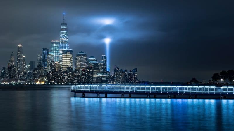 New York City Reflection Wallpaper