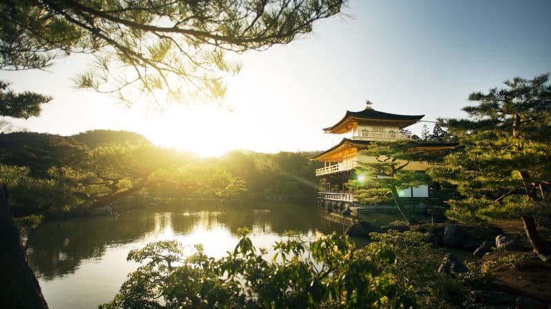 Kinkakuji Temple Rokuon-ji Wallpaper