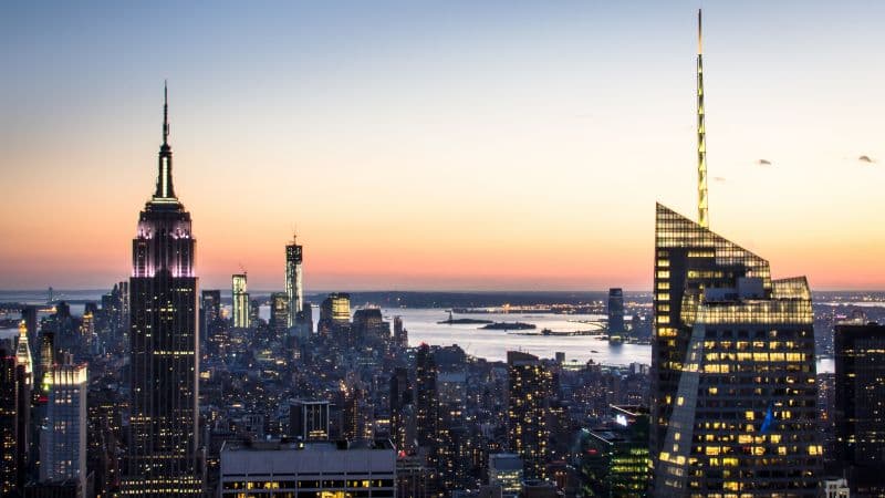 New York City Aerial view Wallpaper