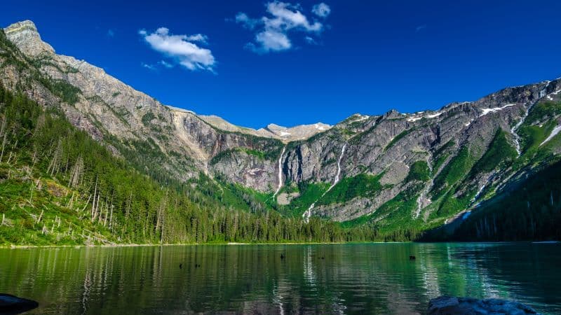 Avalanche Lake Montana Wallpaper