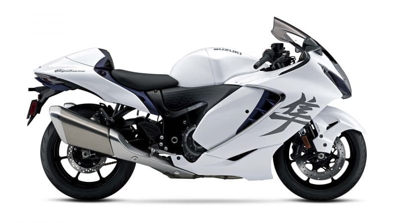 Suzuki Hayabusa White Wallpaper