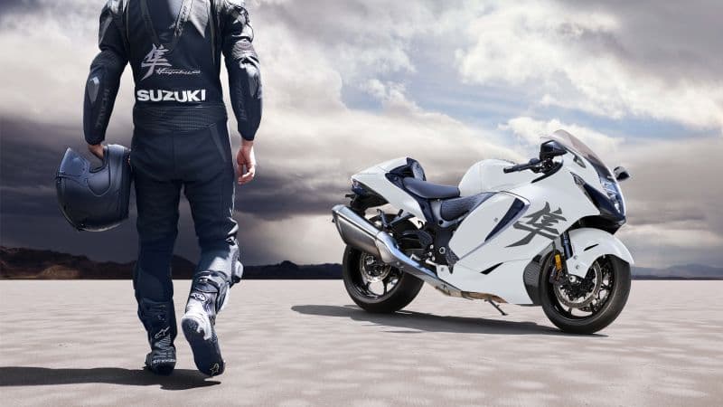 Suzuki Hayabusa Biker Wallpaper