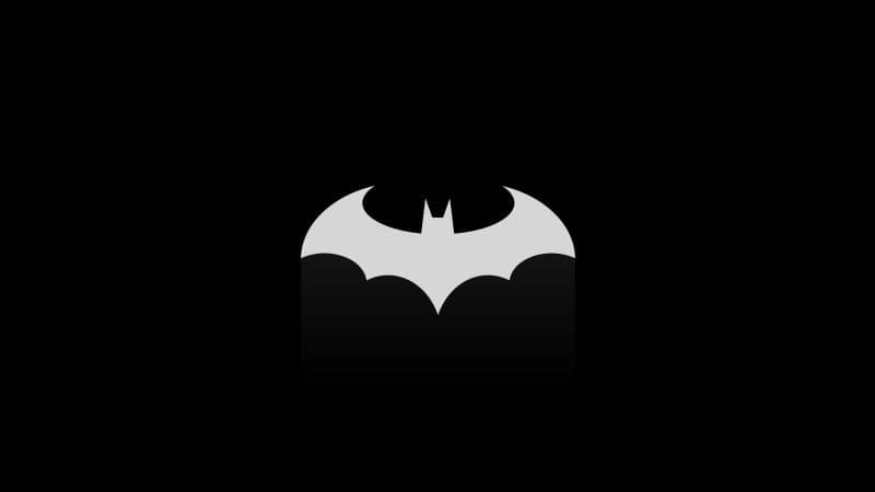 Batman sign Black background Wallpaper