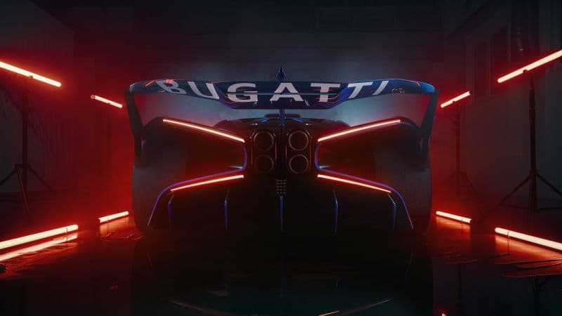 Bugatti Bolide Rear View Wallpaper