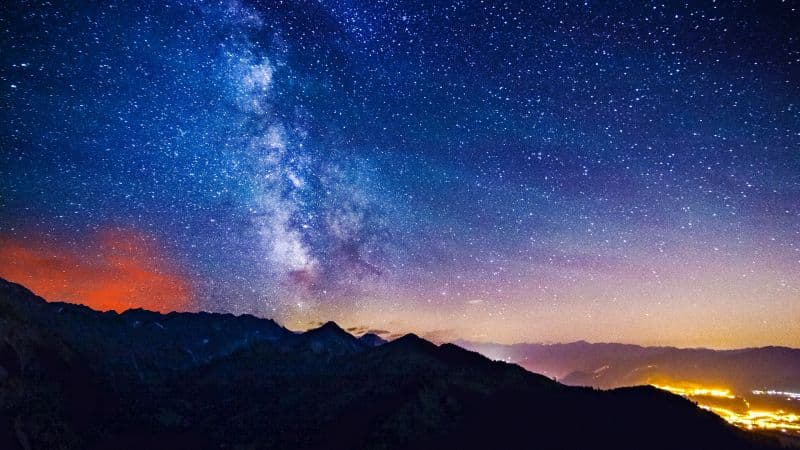 Milky Way Starry sky Wallpaper