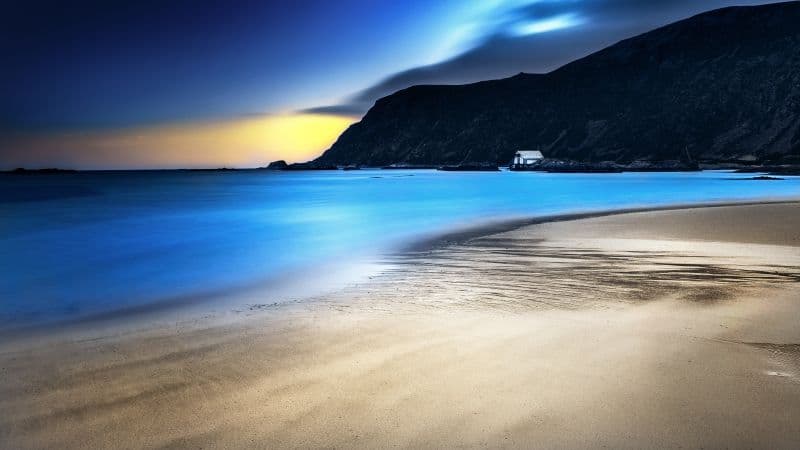 Grotlesanden Beach Norway Wallpaper