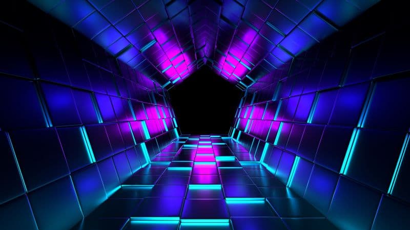 3D background Shapes Wallpaper