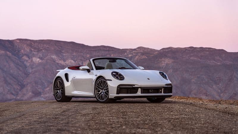Porsche 911 Turbo Cabriolet 8K Wallpaper