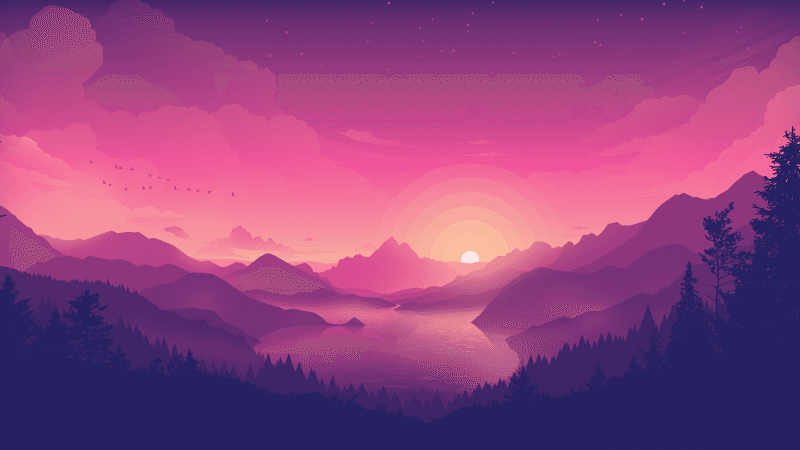 Lakeside Aesthetic Wallpaper