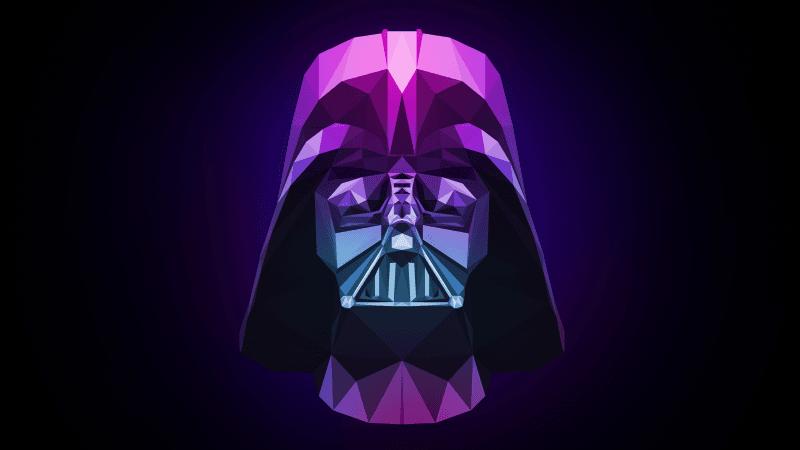 Darth Vader Low poly Wallpaper