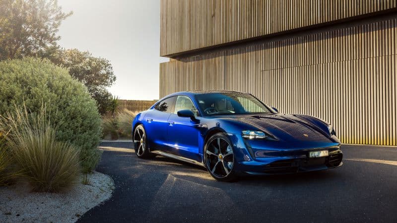 Porsche Taycan Turbo Performance car Wallpaper