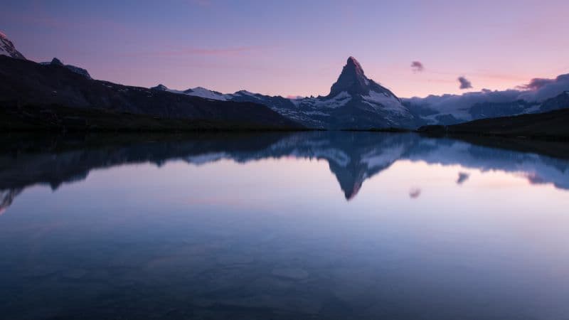 Matterhorn Stellisee Wallpaper