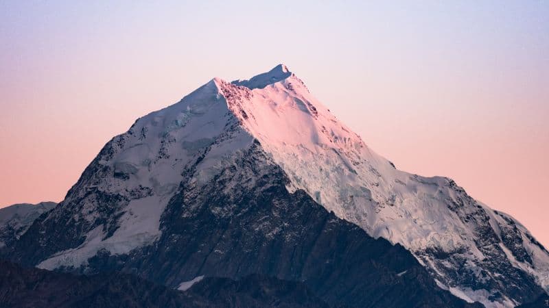 Glacier mountains New Zealand Wallpaper