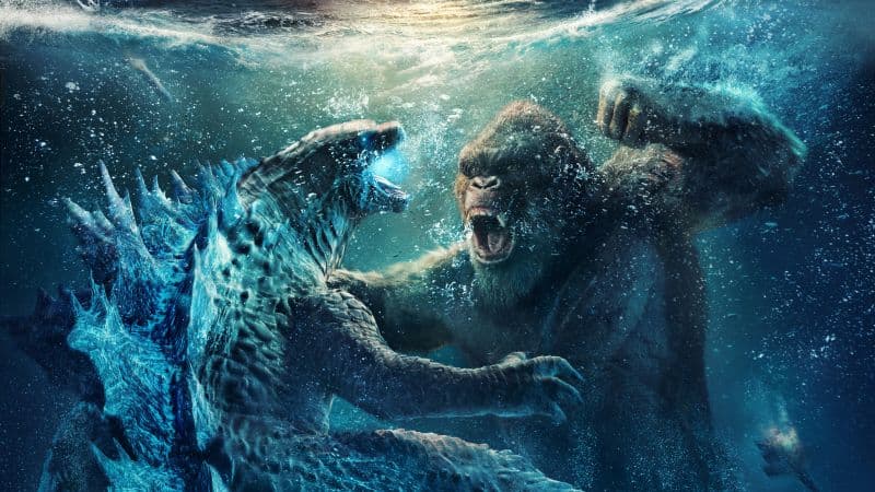 Godzilla vs Kong Underwater Wallpaper