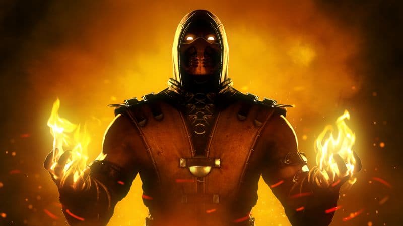 Scorpion Fire Wallpaper