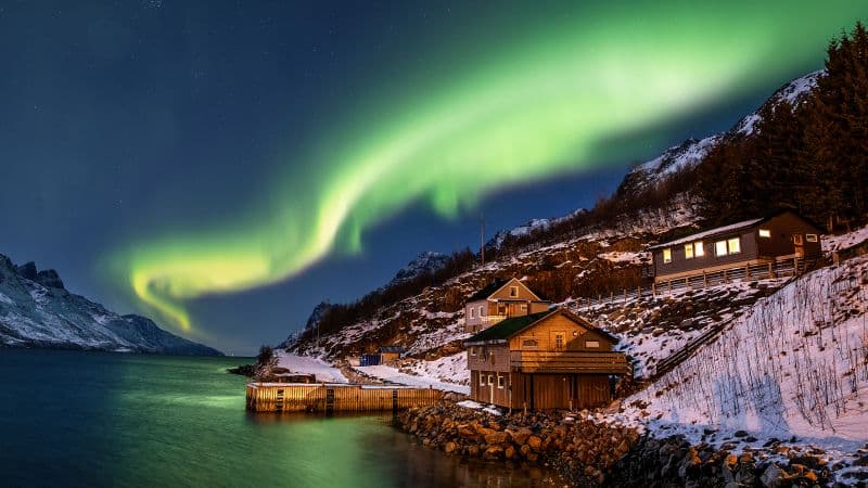 Aurora Borealis Norway Wallpaper