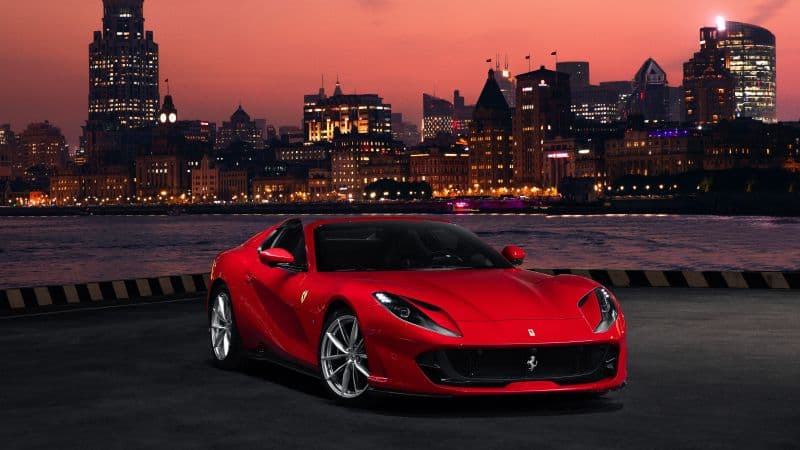 Ferrari 812 GTS Red cars Wallpaper