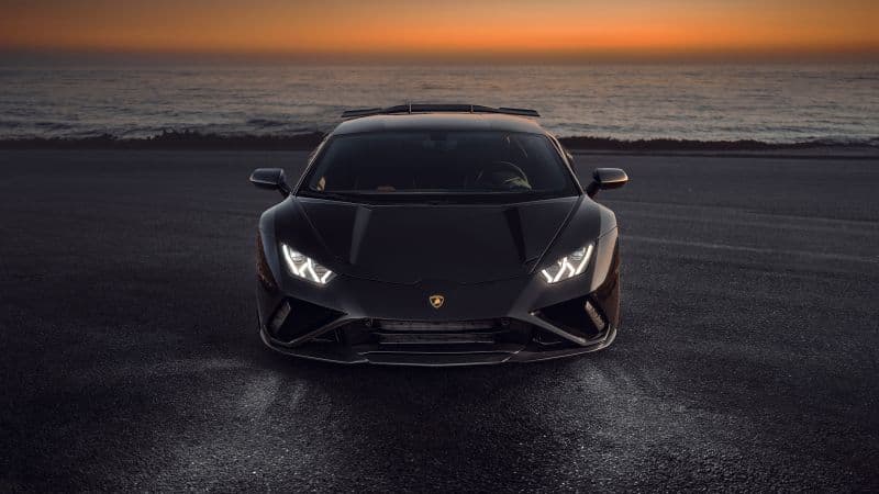 Novitec Lamborghini Huracán EVO RWD Black cars Wallpaper