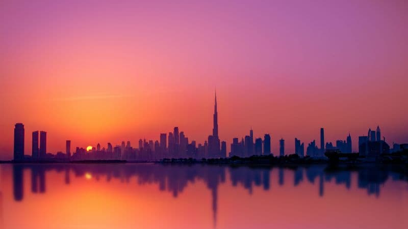 Dubai City Skyline Wallpaper