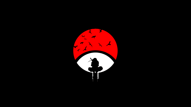 Itachi Uchiha Minimalist Wallpaper