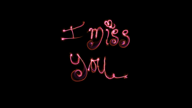 I Miss You AMOLED Wallpaper