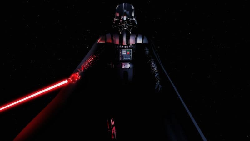 Darth Vader Black background Wallpaper