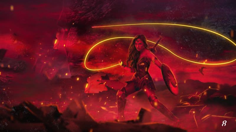 Wonder Woman Zack Snyder's Justice League Wallpaper