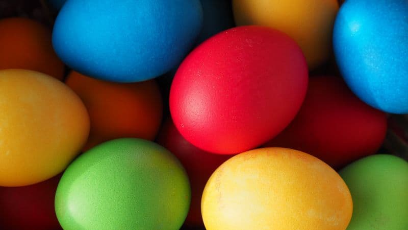 Easter eggs Colorful eggs Wallpaper